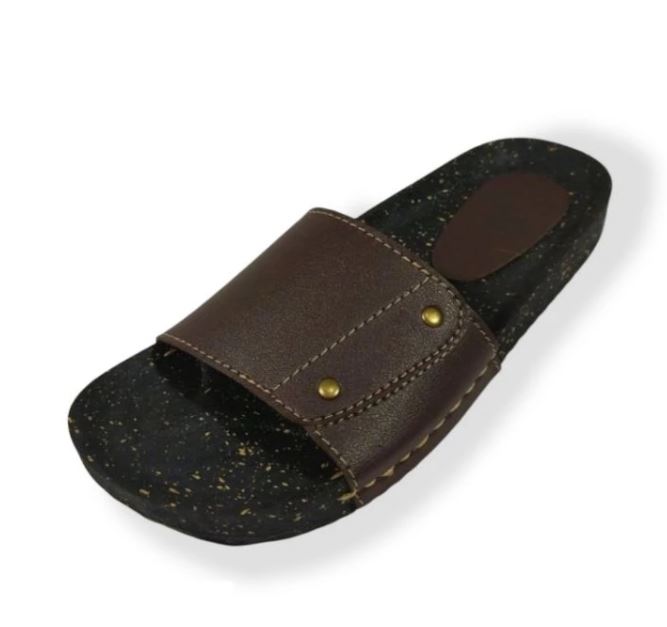 Women Slide Dark Brown